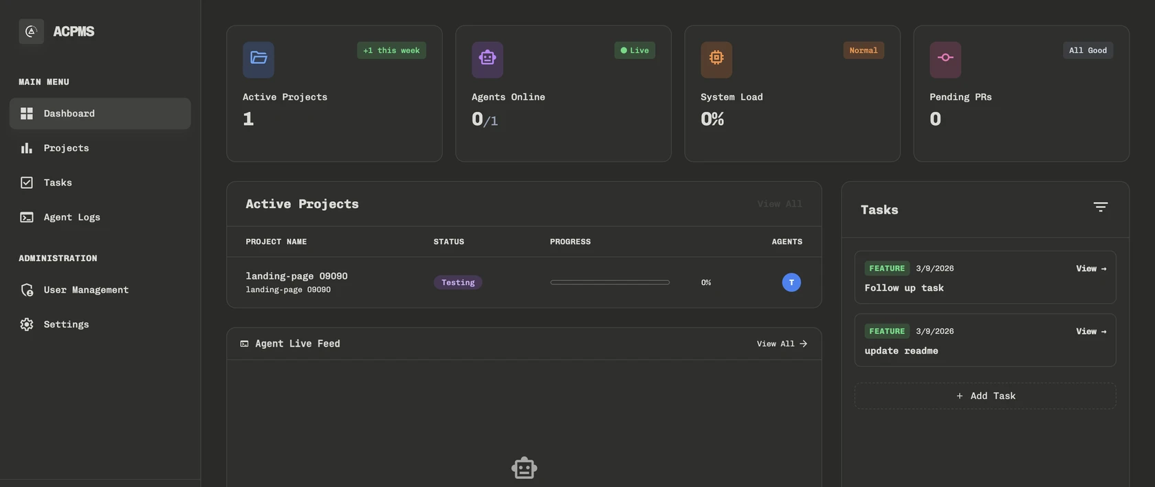 Flexible Project and Assistant management